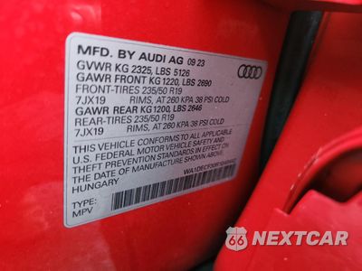 Zdjęcie 12 z 12 samochodu: 2024 AUDI Q3 PREMIUM S LINE 45 VIN:WA1DECF30R1040442 - miniatura