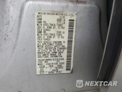 Zdjęcie 14 z 14 samochodu: 2006 NISSAN PATHFINDER LE VIN:5N1AR18W86C620106 - miniatura