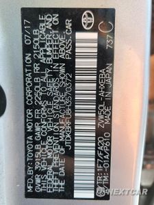 Zdjęcie 13 z 13 samochodu: 2017 TOYOTA PRIUS VIN:JTDKBRFU8H3570372 - miniatura