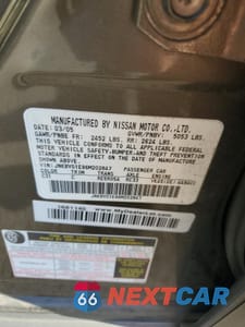 Zdjęcie 12 z 12 samochodu: 2006 INFINITI M45 BASE VIN:JNKBY01E96M202847 - miniatura