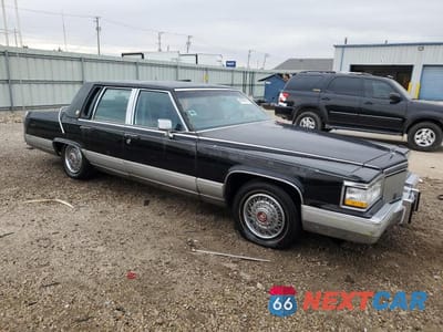 Czwarte zdjęcie samochodu z boku: 1990 CADILLAC BROUGHAM VIN:1G6DW5472LR731634 - miniatura