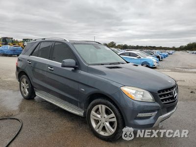 Czwarte zdjęcie samochodu z boku: 2012 MERCEDES-BENZ ML 350 4MATIC VIN:4JGDA5HB9CA040167 - miniatura
