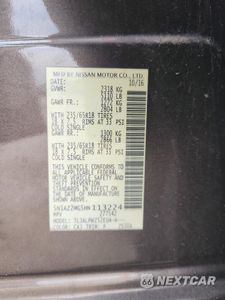 Zdjęcie 13 z 14 samochodu: 2017 NISSAN MURANO S VIN:5N1AZ2MG5HN113224 - miniatura