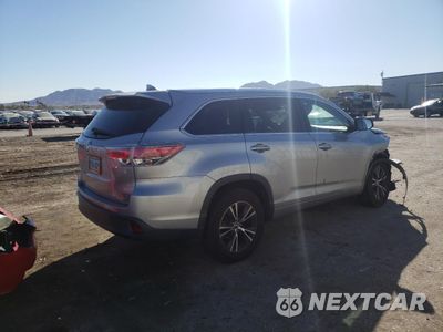 Trzecie zdjęcie samochodu z tyłu: 2016 TOYOTA HIGHLANDER XLE VIN:5TDKKRFH1GS146807 - miniatura