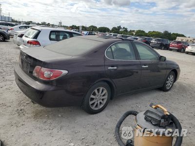 Trzecie zdjęcie samochodu z tyłu: 2003 LEXUS ES 300 VIN:JTHBF30G330125969 - miniatura
