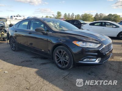 Czwarte zdjęcie samochodu z boku: 2018 FORD FUSION SE VIN:3FA6P0HD8JR228512 - miniatura