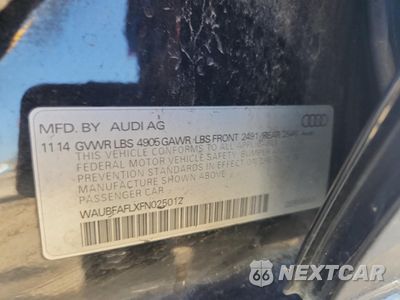 Zdjęcie 12 z 13 samochodu: 2015 AUDI A4 PREMIUM VIN:WAUBFAFLXFN025012 - miniatura