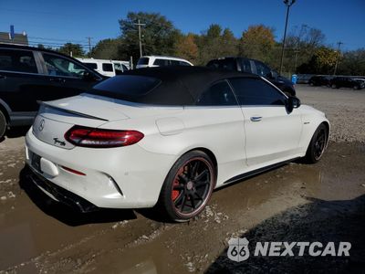 Trzecie zdjęcie samochodu z tyłu: 2019 MERCEDES-BENZ C 63 AMG-S VIN:WDDWK8HB5KF862855 - miniatura