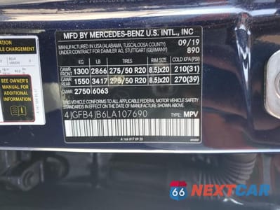 Zdjęcie 13 z 13 samochodu: 2020 MERCEDES-BENZ GLE 350 VIN:4JGFB4JB6LA107690 - miniatura