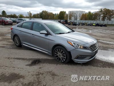 Czwarte zdjęcie samochodu z boku: 2015 HYUNDAI SONATA SPORT VIN:5NPE34AF2FH044956 - miniatura