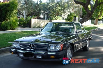 Drugie zdjęcie samochodu z przodu: 1986 MERCEDES-BENZ 560 SL VIN:WDBBA48D4GA047068 - miniatura