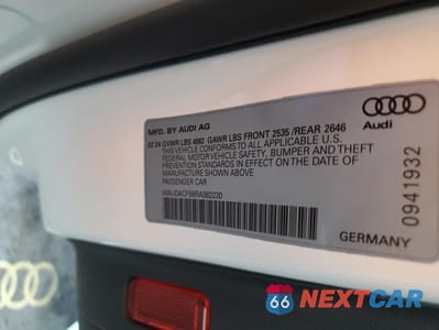 Zdjęcie 12 z 15 samochodu: 2024 AUDI A5 PREMIUM 45 VIN:WAUDACF58RA082230 - miniatura