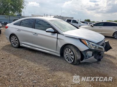 Czwarte zdjęcie samochodu z boku: 2015 HYUNDAI SONATA SPORT VIN:5NPE34AF6FH135079 - miniatura