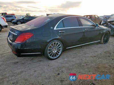 Trzecie zdjęcie samochodu z tyłu: 2015 MERCEDES-BENZ S S600 VIN:WDDUG7GB9FA138237 - miniatura