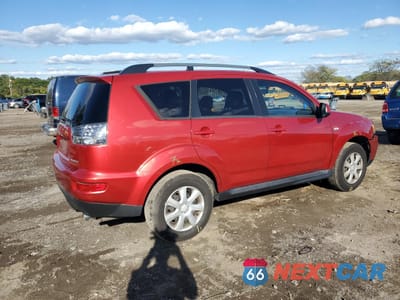 Trzecie zdjęcie samochodu z tyłu: 2012 MITSUBISHI OUTLANDER ES VIN:JA4AS2AW4CU005867 - miniatura