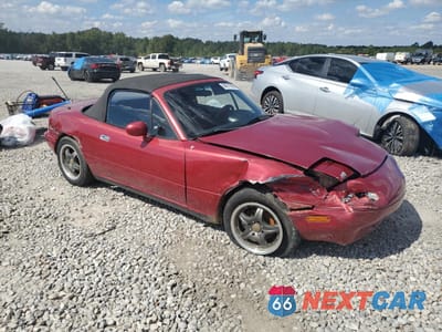 Czwarte zdjęcie samochodu z boku: 1991 MAZDA MX-5 MIATA VIN:JM1NA3519M0200337 - miniatura