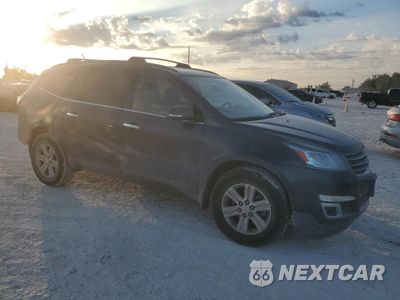 Czwarte zdjęcie samochodu z boku: 2013 CHEVROLET TRAVERSE LT VIN:1GNKRJKD8DJ251005 - miniatura
