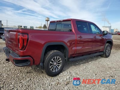 Trzecie zdjęcie samochodu z tyłu: 2019 GMC SIERRA K1500 AT4 VIN:1GTP9EEL9KZ156783 - miniatura