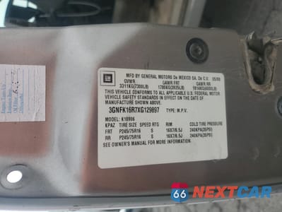 Zdjęcie 14 z 14 samochodu: 1999 CHEVROLET SUBURBAN K1500 VIN:3GNFK16R7XG129897 - miniatura