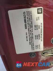 Zdjęcie 12 z 12 samochodu: 2006 CHEVROLET MALIBU MAXX LT VIN:1G1ZT61886F169039 - miniatura