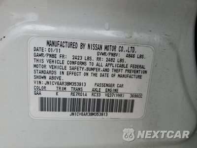 Zdjęcie 12 z 12 samochodu: 2011 INFINITI G37 VIN:JN1CV6AR3BM353913 - miniatura