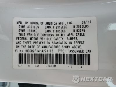 Zdjęcie 12 z 14 samochodu: 2017 HONDA ACCORD SPORT SPECIAL EDITION VIN:1HGCR2F14HA271102 - miniatura