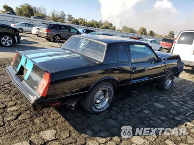 Trzecie zdjęcie samochodu z tyłu: 1987 CHEVROLET MONTE CARLO VIN:1G1GZ11G4HP108235 - miniatura