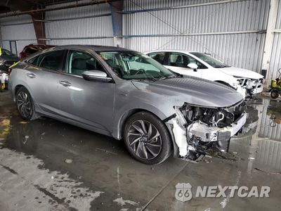 Czwarte zdjęcie samochodu z boku: 2022 HONDA INSIGHT TOURING VIN:19XZE4F92NE001803 - miniatura