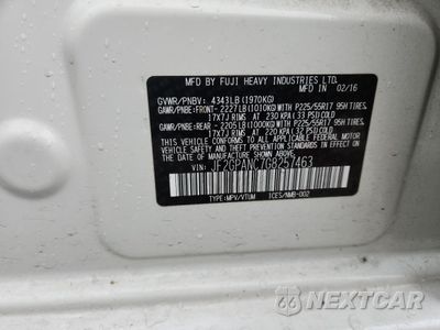 Zdjęcie 13 z 13 samochodu: 2016 SUBARU CROSSTREK LIMITED VIN:JF2GPANC7G8257463 - miniatura