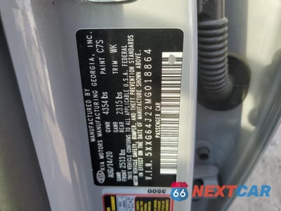 Zdjęcie 12 z 12 samochodu: 2021 KIA K5 GT LINE VIN:5XXG64J22MG018864 - miniatura