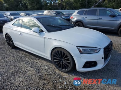 Czwarte zdjęcie samochodu z boku: 2018 AUDI A5 PREMIUM PLUS VIN:WAUPNAF52JA001233 - miniatura