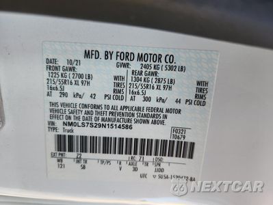 Zdjęcie 14 z 14 samochodu: 2022 FORD TRANSIT CONNECT XL VIN:NM0LS7S29N1514586 - miniatura