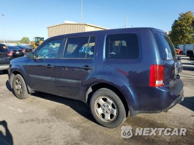 Drugie zdjęcie samochodu z przodu: 2012 HONDA PILOT LX VIN:5FNYF4H25CB005781 - miniatura