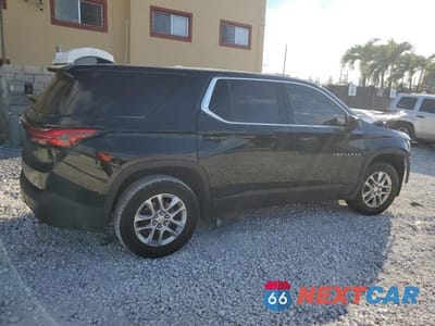 Trzecie zdjęcie samochodu z tyłu: 2023 CHEVROLET TRAVERSE LS VIN:1GNERFKW8PJ213001 - miniatura