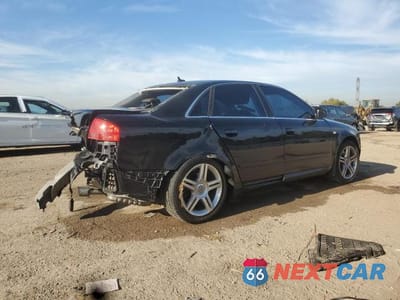 Trzecie zdjęcie samochodu z tyłu: 2008 AUDI A4 2.0T VIN:WAUAF78EX8A116384 - miniatura