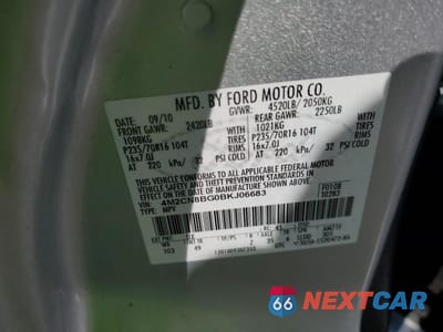 Zdjęcie 13 z 13 samochodu: 2011 MERCURY MARINER VIN:4M2CN8BG0BKJ06683 - miniatura