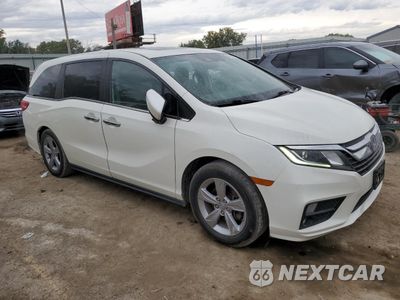 Czwarte zdjęcie samochodu z boku: 2019 HONDA ODYSSEY EXL VIN:5FNRL6H74KB064677 - miniatura