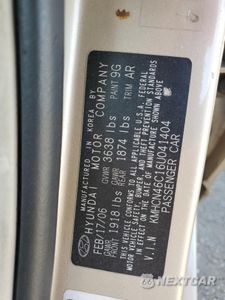 Zdjęcie 12 z 14 samochodu: 2006 HYUNDAI ACCENT GLS VIN:KMHCN46C16U041404 - miniatura
