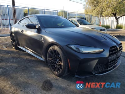 Czwarte zdjęcie samochodu z boku: 2022 BMW M4 COMPETITION VIN:WBS43AZ00NCJ61738 - miniatura