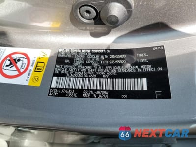 Zdjęcie 12 z 12 samochodu: 2020 LEXUS RX 350 L VIN:JTJHZKEA0L2014668 - miniatura