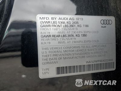 Zdjęcie 13 z 15 samochodu: 2014 AUDI Q5 PREMIUM PLUS VIN:WA1LFAFP4EA022469 - miniatura