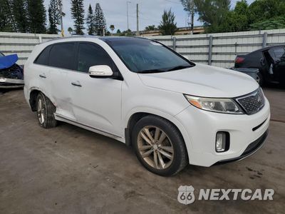 Czwarte zdjęcie samochodu z boku: 2015 KIA SORENTO SX VIN:5XYKW4A74FG650415 - miniatura