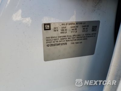 Zdjęcie 12 z 13 samochodu: 2017 CHEVROLET MALIBU LT VIN:1G1ZE5ST5HF107978 - miniatura