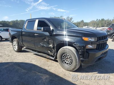 Czwarte zdjęcie samochodu z boku: 2021 CHEVROLET SILVERADO C1500 CUSTOM VIN:3GCPWBEKXMG408493 - miniatura