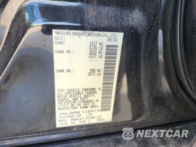 Zdjęcie 12 z 14 samochodu: 2017 NISSAN ALTIMA 2.5 VIN:1N4AL3AP6HC118479 - miniatura