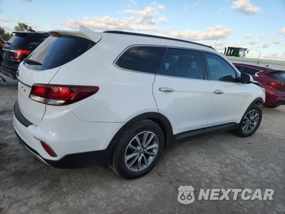 Trzecie zdjęcie samochodu z tyłu: 2018 HYUNDAI SANTA FE SE VIN:KM8SM4HF6JU261183 - miniatura
