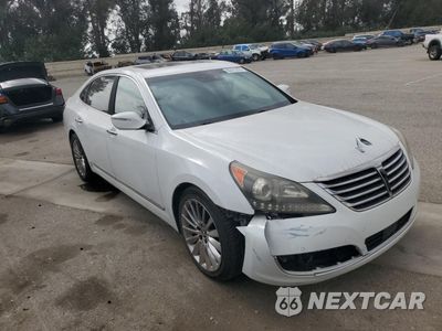 Czwarte zdjęcie samochodu z boku: 2014 HYUNDAI EQUUS SIGNATURE VIN:KMHGH4JH7EU078404 - miniatura