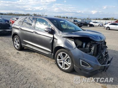 Czwarte zdjęcie samochodu z boku: 2017 FORD EDGE TITANIUM VIN:2FMPK3K90HBB90068 - miniatura
