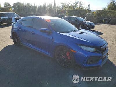 Czwarte zdjęcie samochodu z boku: 2019 HONDA CIVIC TYPE-R TOURING VIN:SHHFK8G7XKU204300 - miniatura