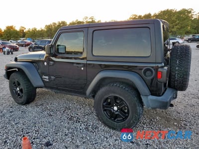 Drugie zdjęcie samochodu z przodu: 2020 JEEP WRANGLER SPORT VIN:1C4GJXAN2LW302549 - miniatura